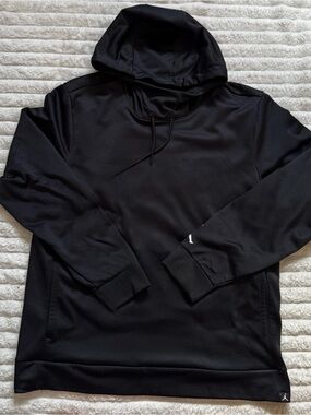 Jordan Black Men's Pullover Hoodie